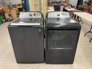lot 344 image: GE Washer & Dryer Set