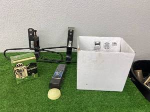 lot 373 image: Bumper Racks & Box of Tarp Straps