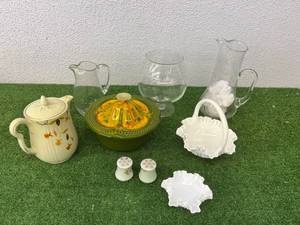 lot 449 image: Mixed Home Decor, Glassware Lot