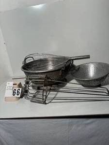 2 Strainers and a Taco Shell Maker