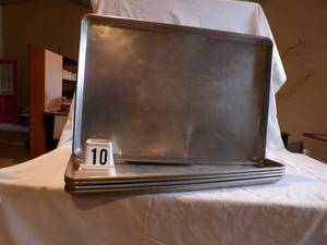 5 -18 x 25 Aluminum Cooking Trays