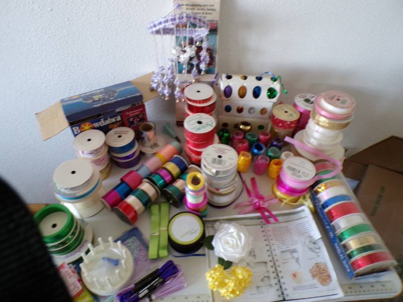 lot 48 image: (A-3) Large Lot of Ribbon, Patterns...