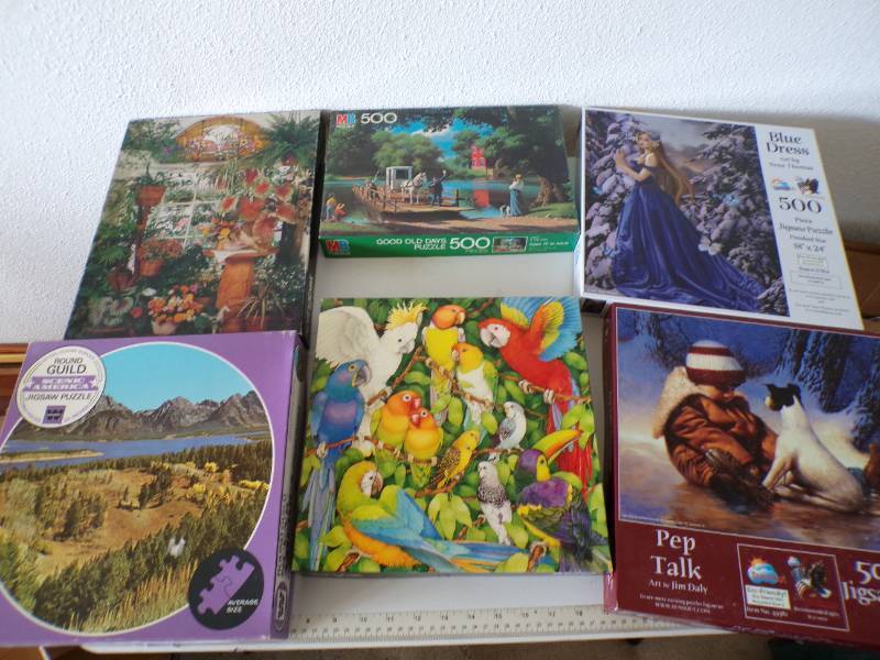 lot 73 image: (G-1) 9 Puzzles - 2 Vintage...