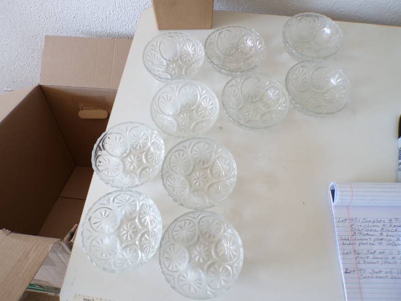 lot 97 image: (EC1) Set of 10 Condiment Bowls...