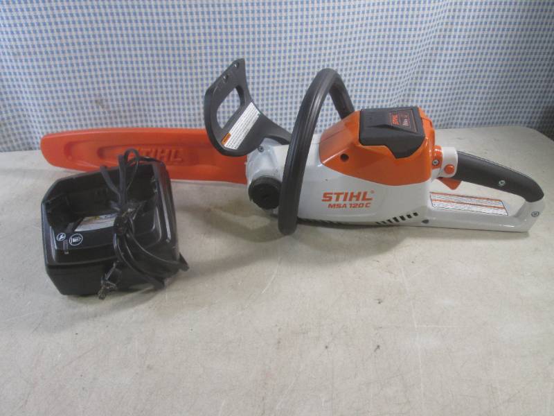 lot 127 image: (G-1) Stihl MSA 120C Cordless Chain...