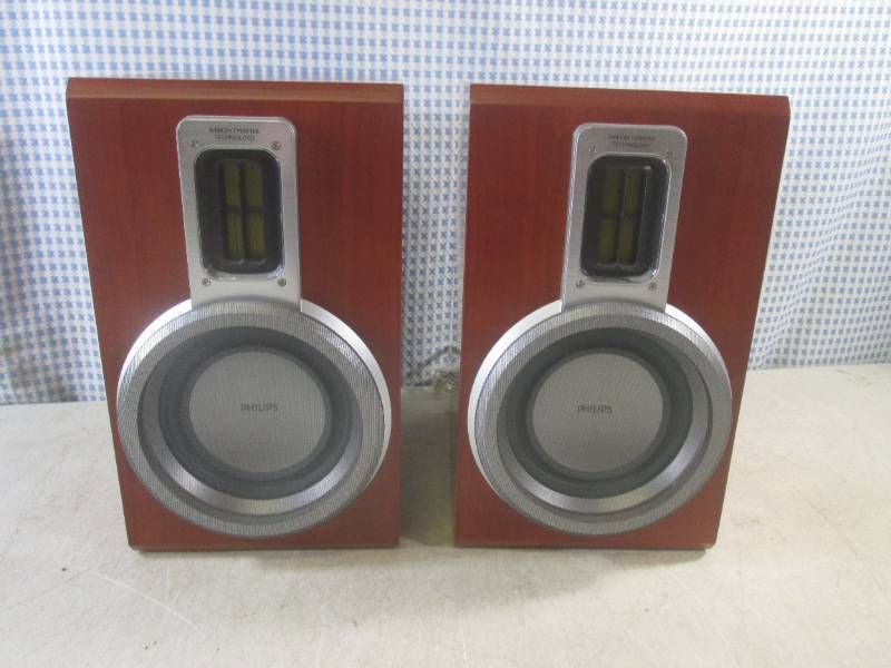 lot 130 image: (BSB) Pair of Philips MCD708 Booksh...