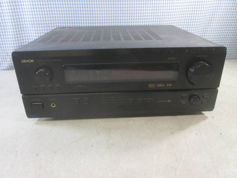 lot 142 image: (EC1) Denon AVR-3803 7.1 AV Surroun...