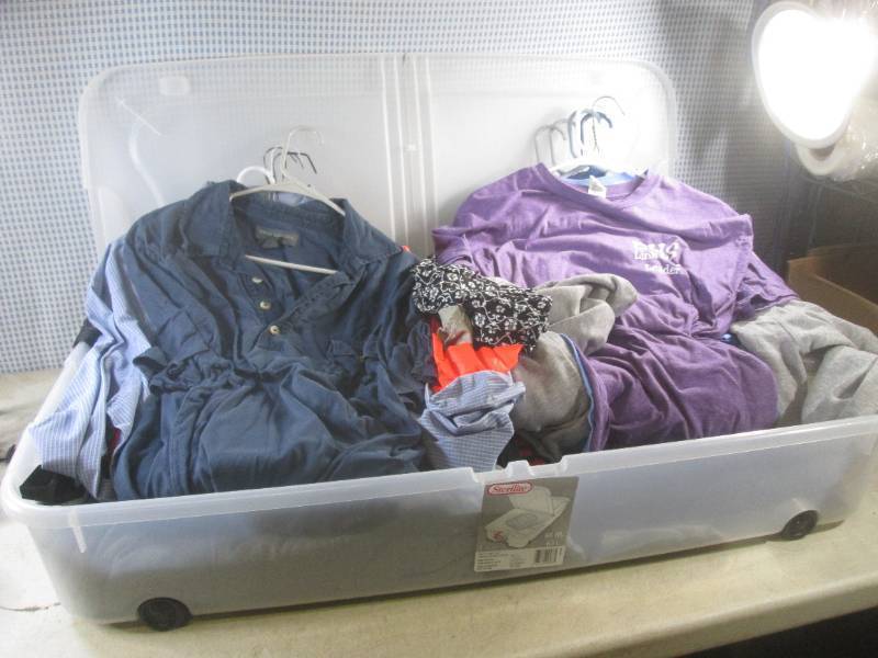 lot 246 image: (BR2) Sterilite Underbed Storage To...