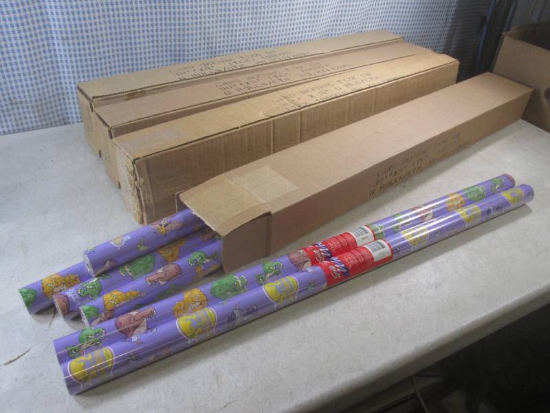 lot 257 image: (EW3) 24 Rolls of Gift Wrap Land Be...