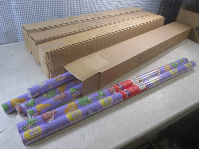 lot 258 image: (EW3) 24 Rolls of Gift Wrap Land Be...