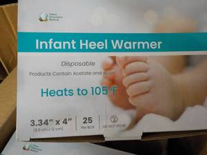 4 x 25 Infant Heel Warmers- multi P...