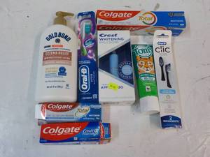 Lotion and Dental Products...