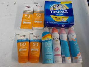 Tampax, Eucerin, Dove and Secret...