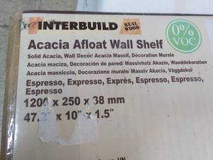 Acacia Afloat Wall Shelf Expresso 2...