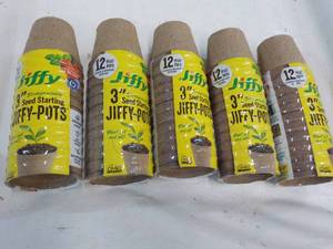 60 ct Jiffy 3 Seed Starting Jiffy ...