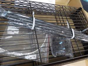 4 Shelf Black Wire Rack...