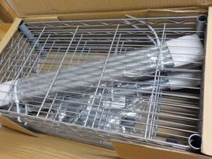 Carbon Grey Steel Rack with 5 Shelv...