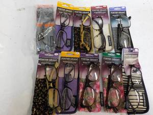 10 pair Foster Grant Readers - vari...