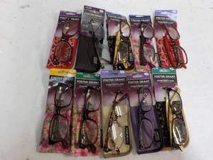 10 pair Foster Grant Readers - vari...