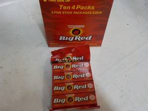 10 ct 4 packs Big Red Gum...