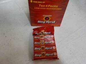 10 ct 4 packs Big Red Gum...