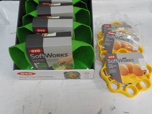 7 OXO Softworks Silicone Steamers a...