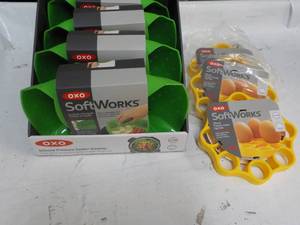 7 OXO Softworks Silicone Steamers a...