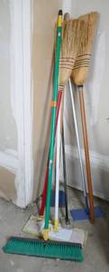 Brooms, ice chopper, long handle magnet