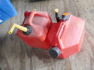 Two one gallon gas cans