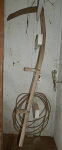Great condition antique scythe