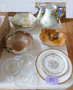lot 81 image: Vintage Group of china - Nippon, OLEG Royal, GDM France, Queen Elizabeth