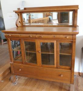 lot 83 image: Beautiful Buffet early 1900s restored
