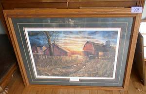 lot 89 image: Jim Hansel print 24x32 Days Gone By signed and numbered