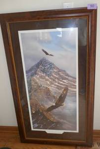 lot 90 image: Rick Kelley On Freedoms Wing 25x44
