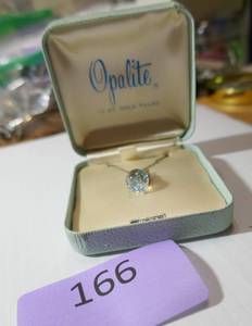 lot 166 image: Vintage New Opalite necklace