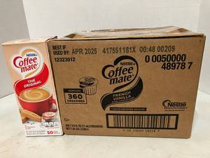 Coffeemate Original and French Vanilla