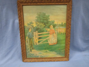 Sweet Sixteen Antique Print