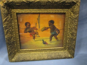 Foul Antique Boxing Print 1905