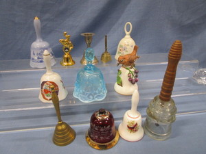 Bells, Fenton, C&I, Milk Glass
