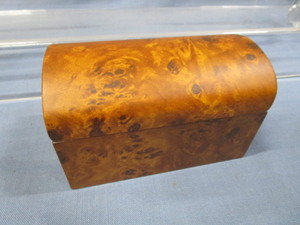 Burl Veneer Wooden Box
