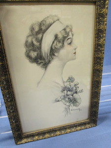 M. Edwards 1912 Etching