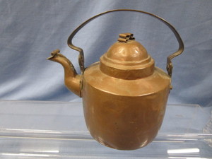 Antique Copper Teapot