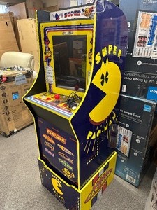 lot 104 image: Super Pac Man Arcade Machine, Taken Apart, Untested, Comes with 2 Screens