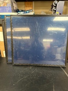 lot 26 image: Quantity 2 New Bentley Pontoon Doors - 26 x 26 Dark Blue