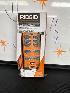 lot 49 image: Rigid 10 Outlet Surge Protector with USB-A & USB-C 10 Ft Cord
