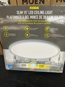 lot 79 image: Koda 15 LED Ceiling Light Adjustable Color
