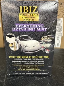 lot 28 image: IBIZ Quick Detailer - Instant Car Detailing Mist, Car Detailing Spray, Car Wax Spray, Instant Clean Car 2 - 32oz Bottles & Spray Nozzle