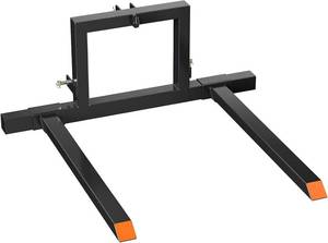 lot 7 image: Pallet Forks for Tractor,3 Point Hitch Pallet Fork with 1500LBS Capacity,Equipped Adjustable Pallet Forks with High Strength Steel