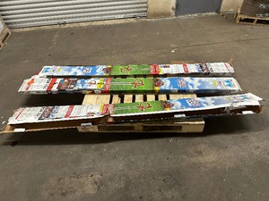 lot 75 image: Quantity 3 New Woodford 34 in. x 34 in. NPT x MPT 1 in. Galvanized Steel Pipe x 5 ft. Bury R34 Freezeless Yard Hydrant