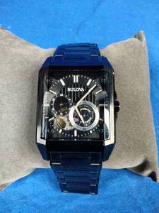 Bulova Mens Black Automatic Watch